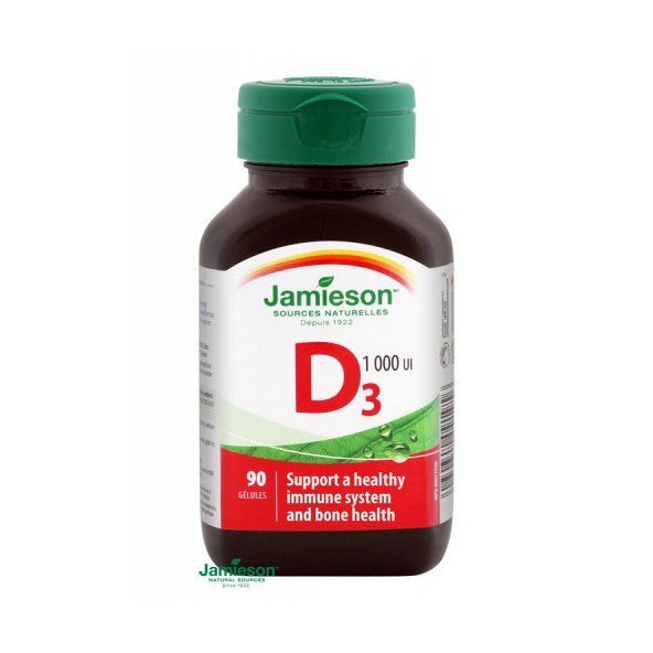 Jamieson Vitamín D3 1000 IU 90 tabliet