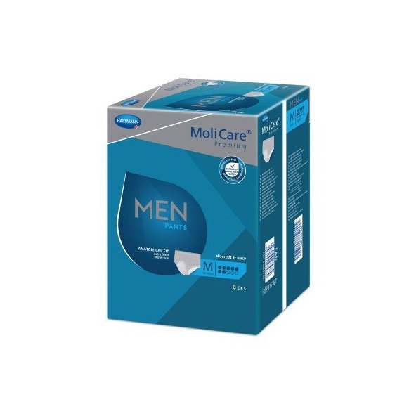 MoliCare Premium MEN PANTS 7 kvapiek M inkontinenčné naťahovacie nohavičky 8ks