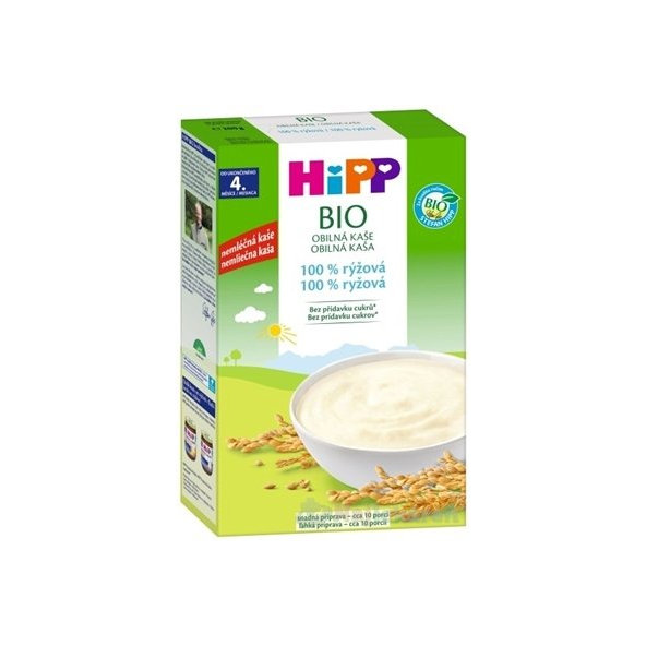 HiPP BIO Obilná KAŠA 100% ryžová, 200g