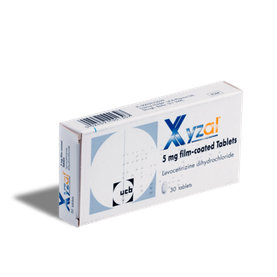XYZAL 5 mg na alergiu 7 tabliet