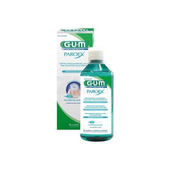 GUM PAROEX (CHX 0,06 %) ústna voda 500ml