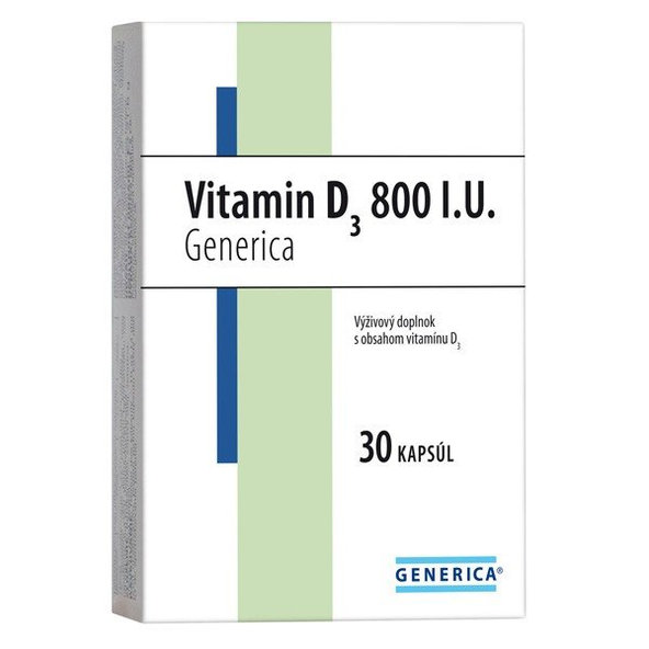 Generica Vitamin D3 800 I.U. 30cps