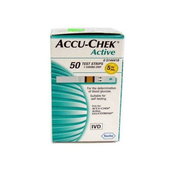Accu-Chek Active 50 testovacích prúžkov 50ks