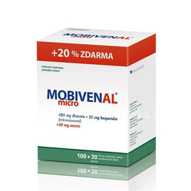 Mobivenal Micro na funkciu krvných ciev 10 tabliet