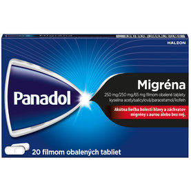 Panadol Migréna na bolesť hlavy a migrény 20 tabliet