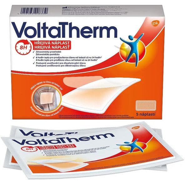 VoltaTherm hrejivá náplasť na úľavu od bolesti 5ks