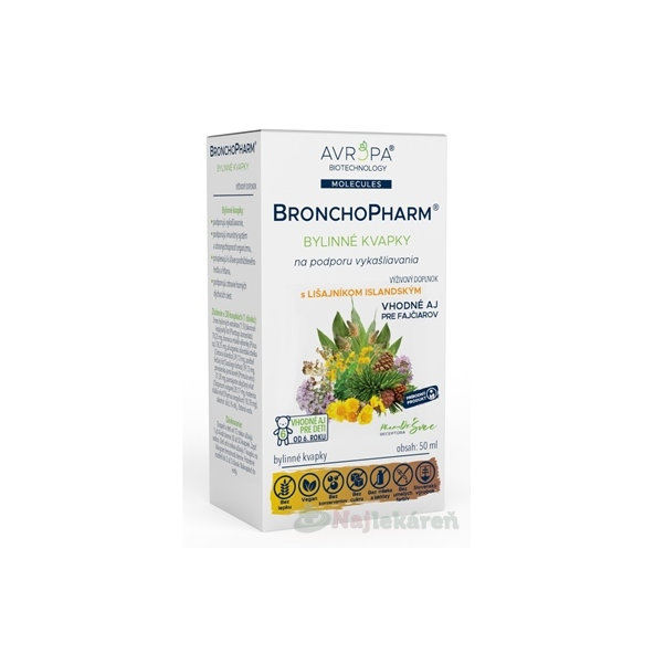 AVROPA BRONCHOPHARM BYLINNE KVAPKY 50ML