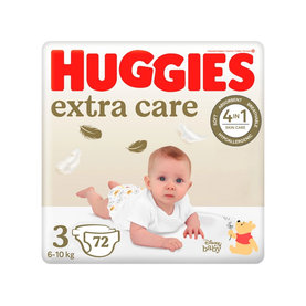 HUGGIES Extra Care 3 plienky 6-10kg 72ks