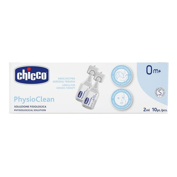 CHICCO Fyziologický roztok do nosa 2 ml, 10 ampuliek