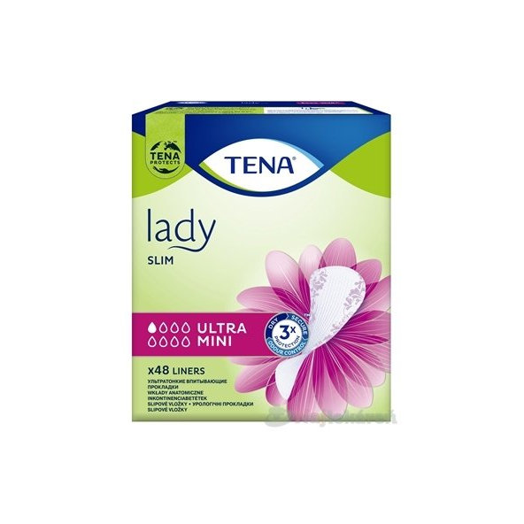 TENA Lady Slim Ultra Mini inkontinenčné slipové vložky 48ks