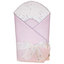 EKO Zavinovačka bavlnená s potlačou a kokosovým vnútrom Light Pink 75x75cm