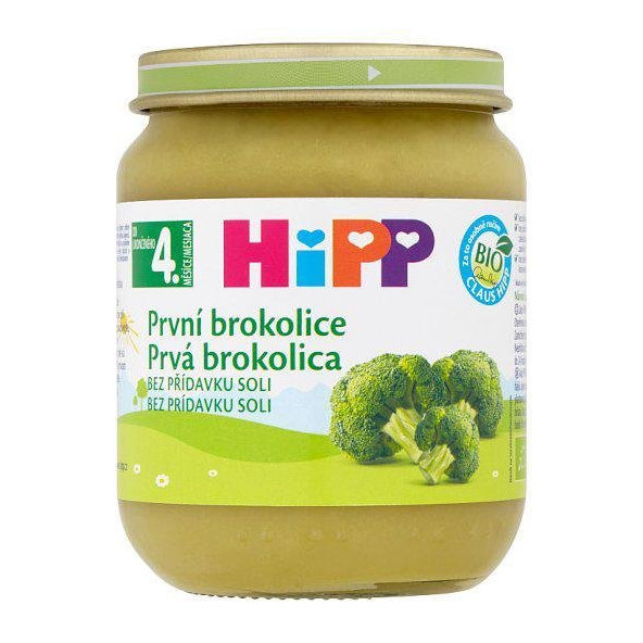 HIPP BIO Prvá brokolica (125 g) - zeleninový príkrm