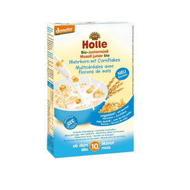 HOLLE Organické Junior viaczrnné müsli s kukuričnými lupienkami, 250g