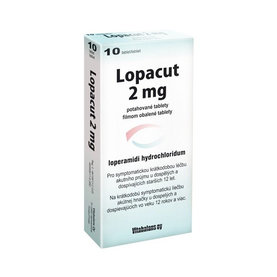 Lopacut 2 mg na hnačku 10 tbl