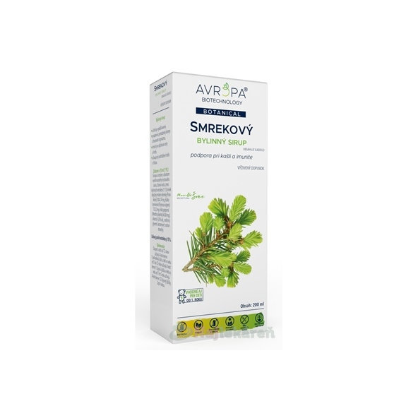 AVROPA SMREKOVY BYLINNY SIRUP 200ML