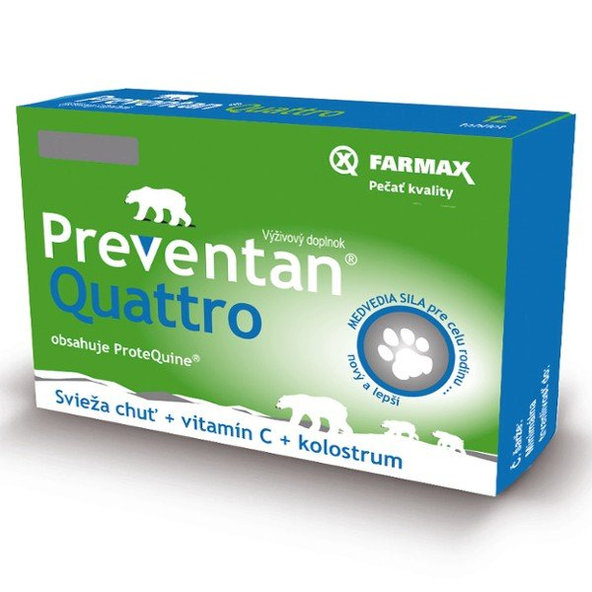 Preventan quattro + vitamín C 24tbl