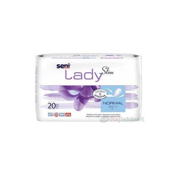 Seni Lady Slim NORMAL urologické vložky pre ženy, 20ks