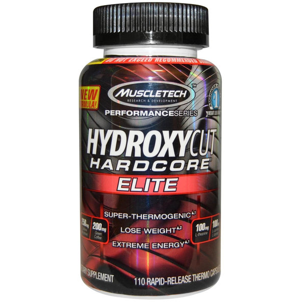 Spaľovač tukov Hydroxycut Hardcore Elite 110 kaps - Muscletech