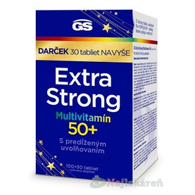 GS Extra Strong Multivitamín 50+ s predĺženým uvoľňovaním 100 + 30 tabliet