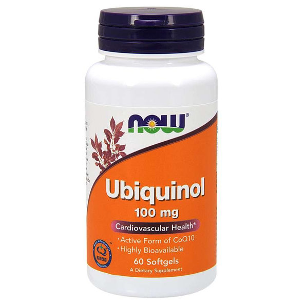 Ubiquinol 100 mg - NOW foods, 60cps
