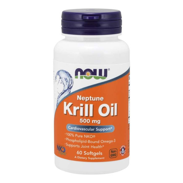 Neptune Krilový olej 500 mg - NOW Foods, 120cps