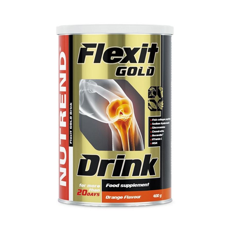 E-shop Kĺbová výživa Flexit Gold Drink - Nutrend, príchuť čierne ríbezle, 400g