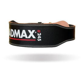 Fitness opasok Full Leather Black - MADMAX, veľ. S