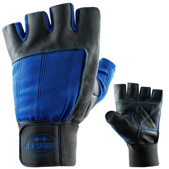 Fitness rukavice kožené modré - C.P. Sports, veľ. XL