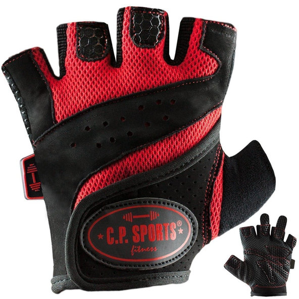 Fitness rukavice červené - C.P. Sports, veľ. S