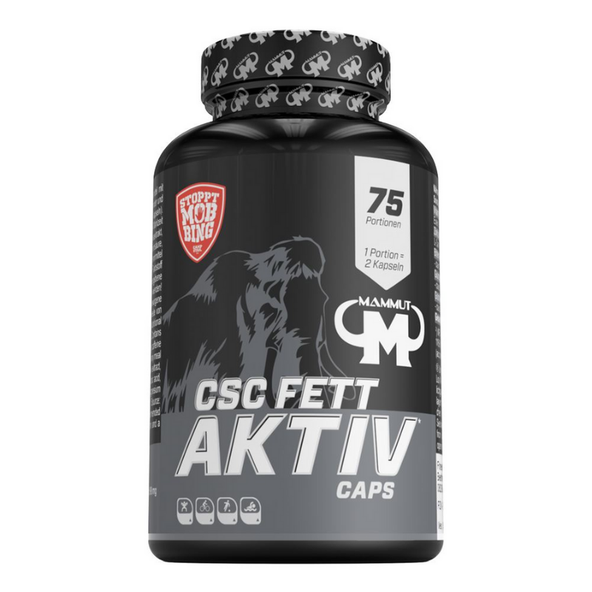 Spaľovač tukov CSC Fat Active Caps - Mammut Nutrition, 150cps