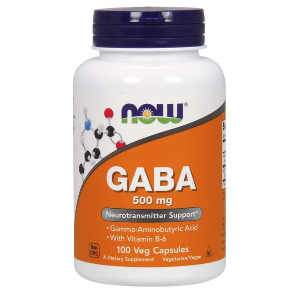 GABA 500 mg - NOW Foods, 100cps