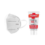 Set Respirátor maska FFP2/N95-/EU-BG/+Dezinfekčný gél na ruky Derma Intensive + 50ml