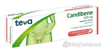 Obrázok Candibene 100 mg tbl vag (blis.Al/Al) 1x6 ks