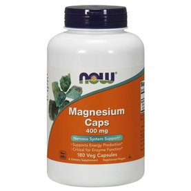 Magnézium 400 mg - NOW Foods, 180cps