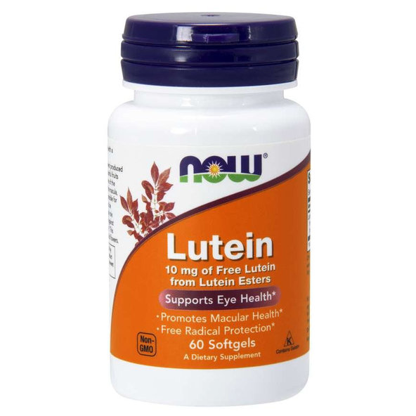 Luteín 10 mg - NOW Foods, 60cps