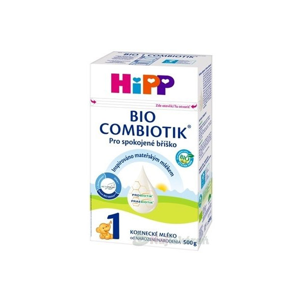 HiPP 1 BIO COMBIOTIK počiatočná mliečna dojčenská výživa (od narodenia) 500 g