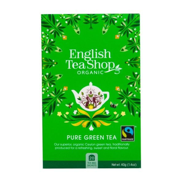BIO Zelený čaj Fair Trade - English Tea Shop 20 vrecúšok