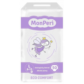 MONPERI Jednorazové plienky Eco Comfort L 8-13 kg
