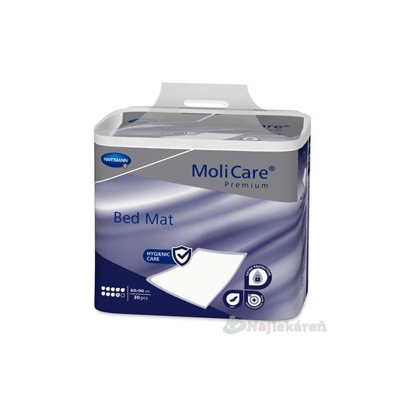 MoliCare Premium Bed Mat 9 kvapiek hygienické podložky 60x90 cm