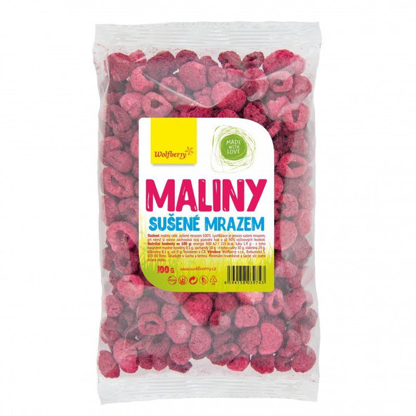 Maliny lyofilizované - Wolfberry, 100g