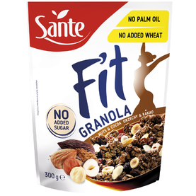 Fit Granola - Sante, jahoda a malina, 300g