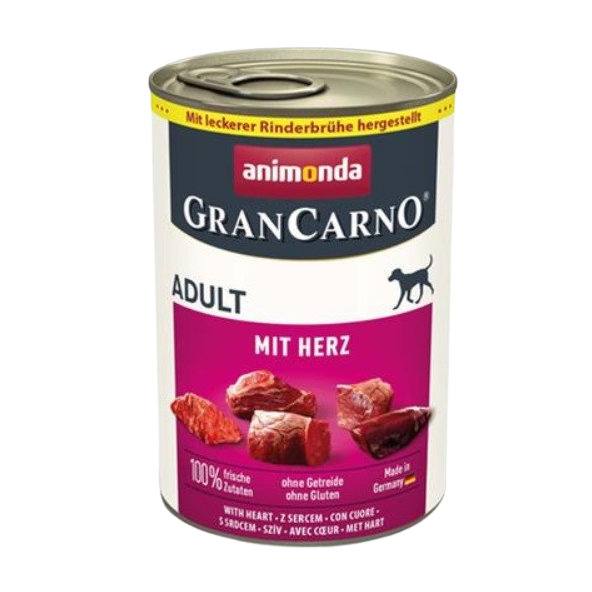 Animonda GRANCARNO® dog adult srdiečka konzervy pre dospelých psov 6 x 400g