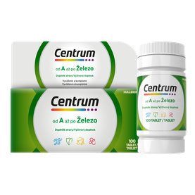 Centrum od A po Železo multivitamín bez lepku, 100 tabliet