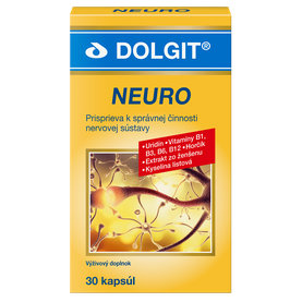 DOLGIT NEURO k správnej činnosti nervovej sústavy 30 kapsúl