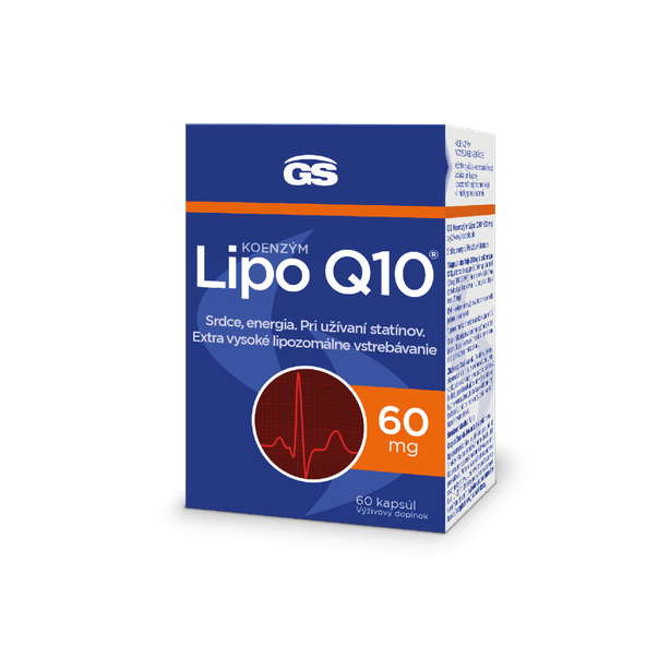 GS Koenzým Lipo Q10 60 mg 60 kapsúl