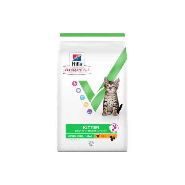 HILLS VE Feline Multi Benefit Kitten Chicken granule pre mačiatka 1,5kg