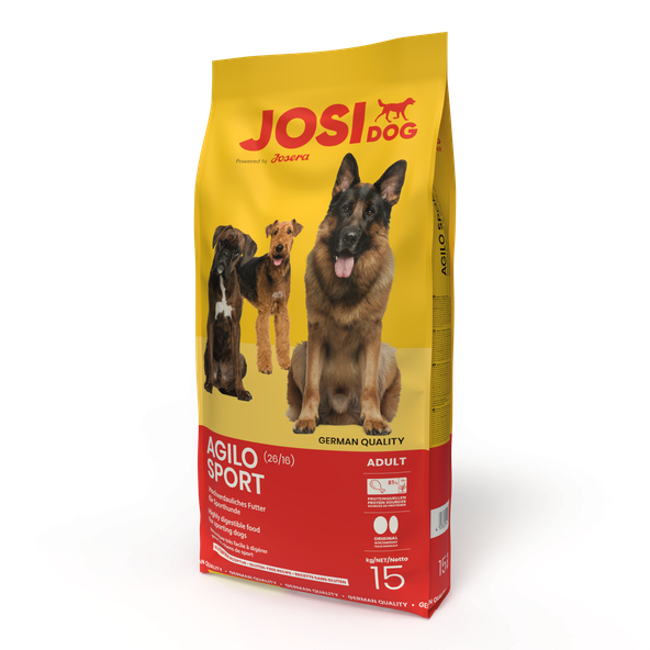 JosiDog Agilo Sport granule pre dospelé psy s vysokým výdajom energie 15kg