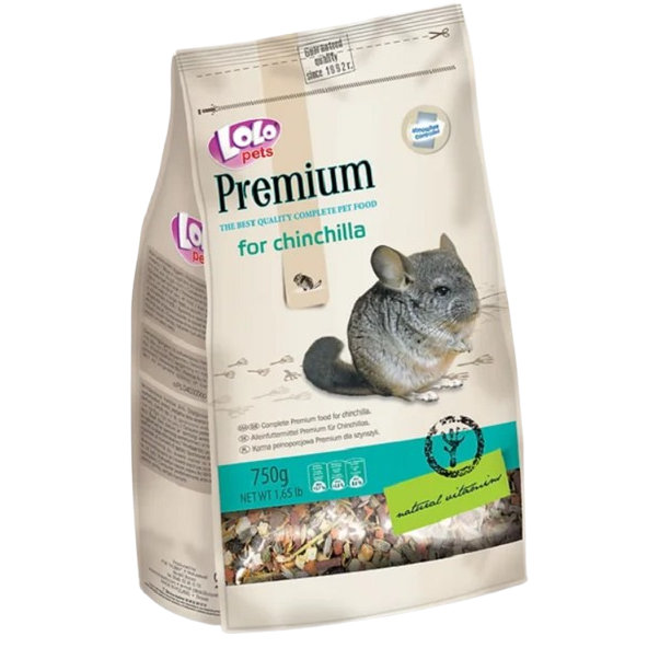 LOLOPETS prémiové krmivo pre činčily 750g