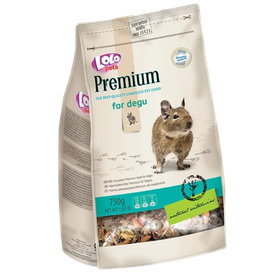 LOLOPETS prémiové krmivo pre osmákov degu 750g