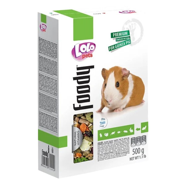 LOLOPETS základné krmivo pre morčatá 500g